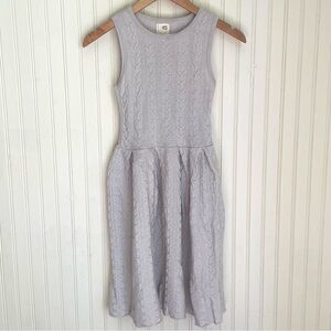 Far Away From Close (Anthropologie) Cream 100% Wool Cable Knit Dress, XS